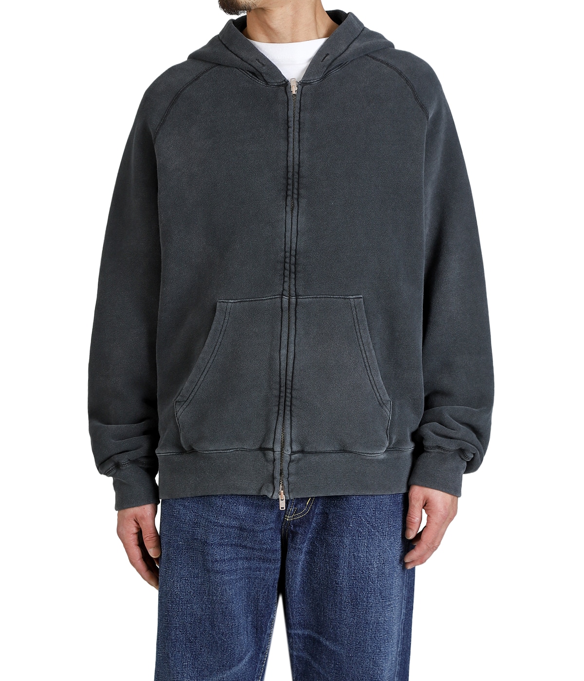 WフェイスZIPパーカ | REMI RELIEF NAVY LABEL(レミレリーフ ネイビー