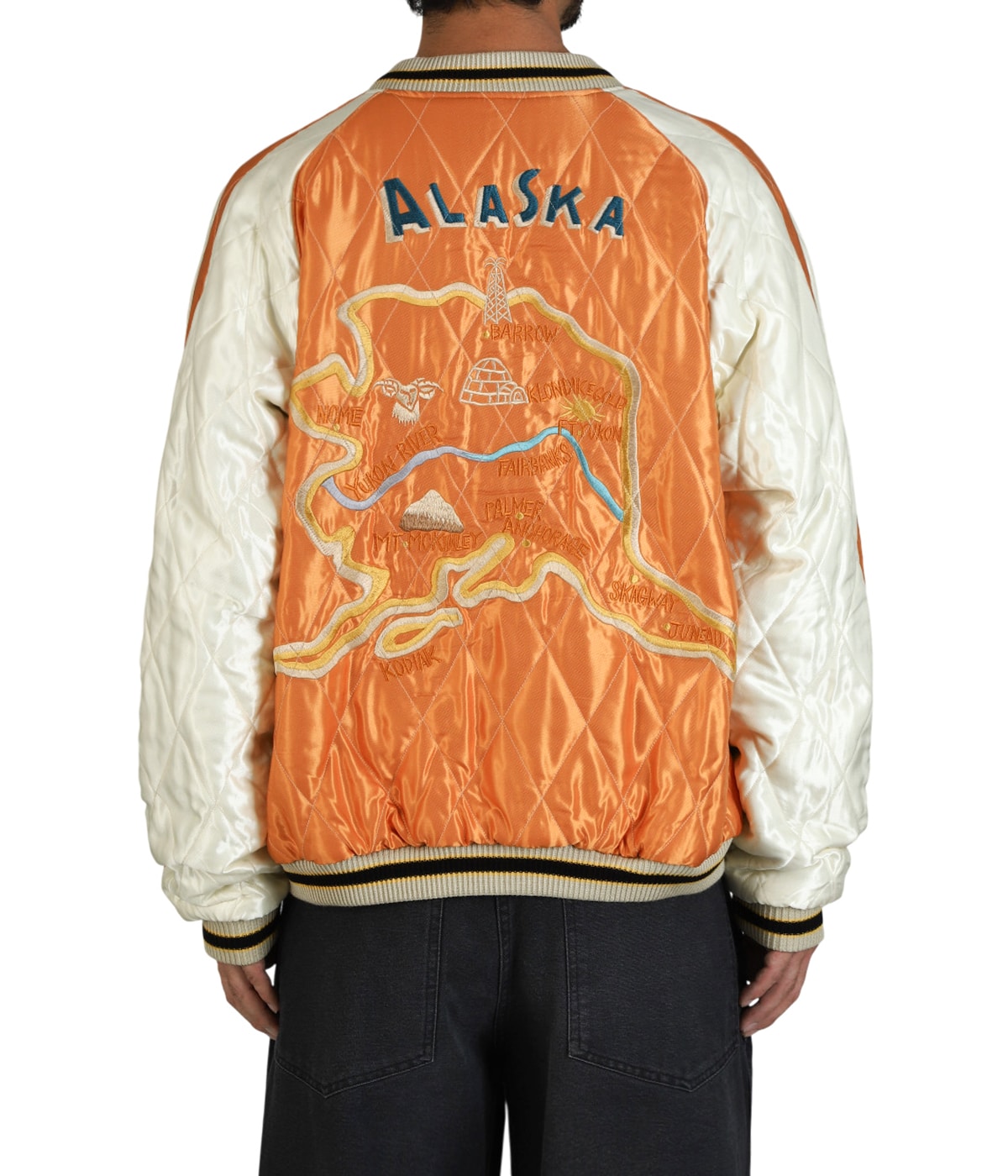 VELVETEEN QUILT SUKA “POLAR BEAR“×“ALASKA MAP“ | TAILOR TOYO