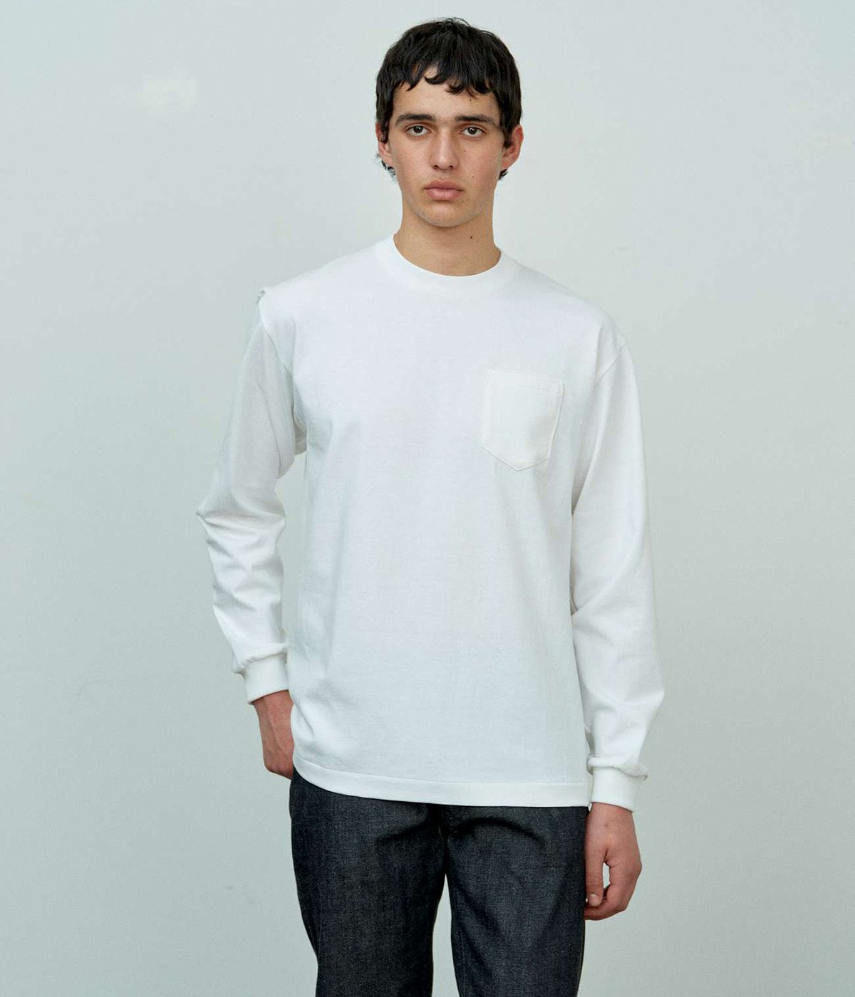 POCKET TEE L/S | ANATOMICA(アナトミカ) / トップス カットソー長袖