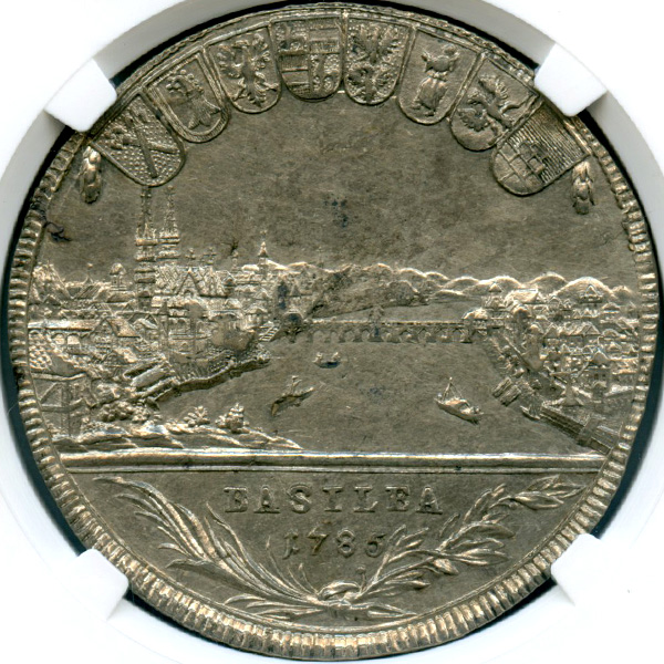 銀製 1844年 スイス バーゼル射撃祭記念 ソーコールドターラー 外国