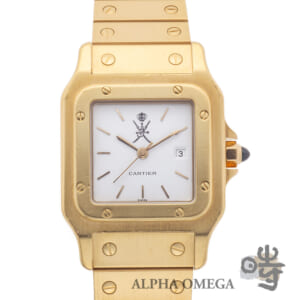 カルティエ サントス カレ/スクエア LM オマーン王室 [2964] 1980年代