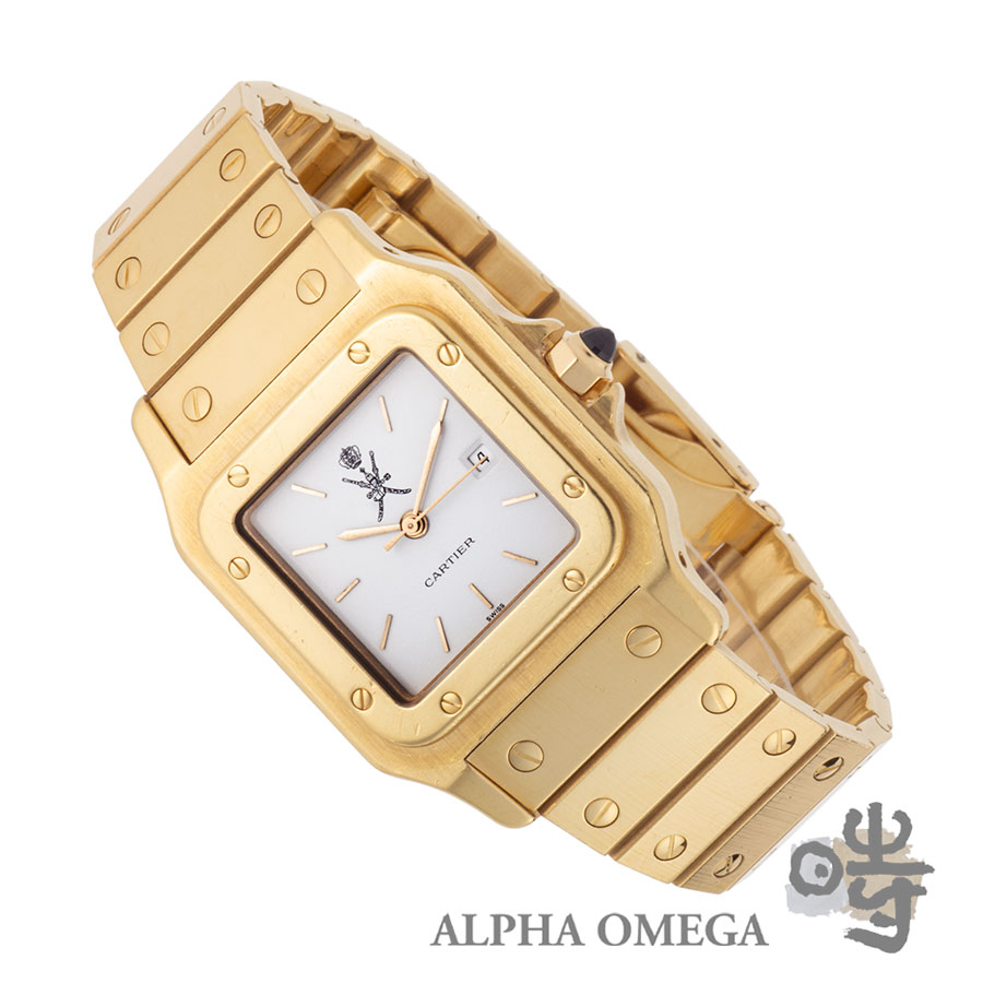 カルティエ サントス カレ/スクエア LM オマーン王室 [2964] 1980年代