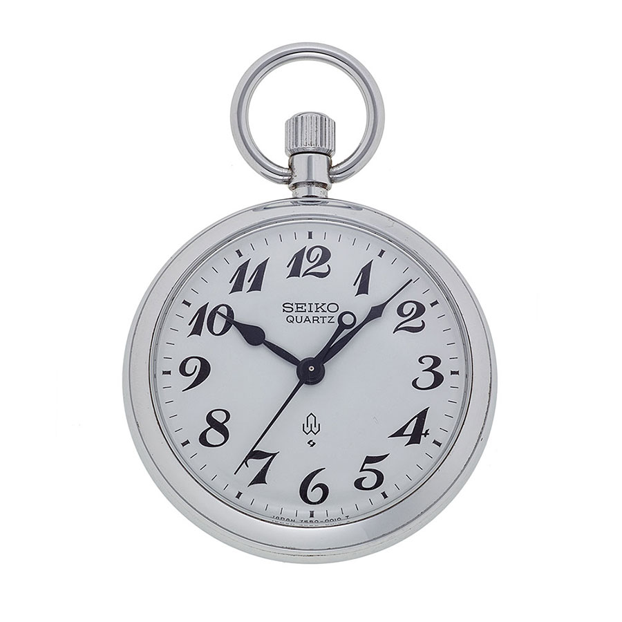 セイコー 鉄道時計 懐中時計 7550-0010 上野駅開業100周年記念