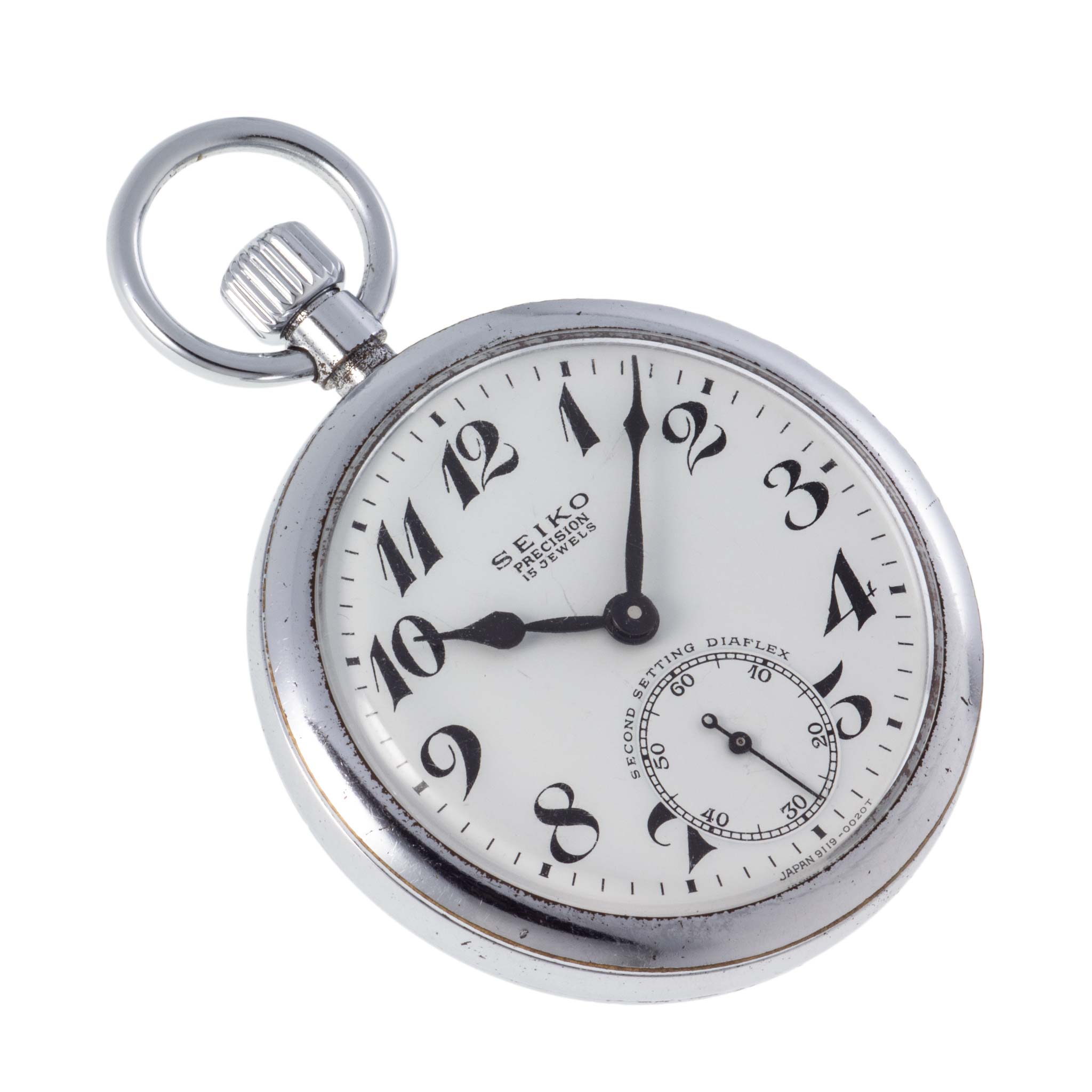 セイコー プレシジョン 鉄道時計 9119-0020 19セイコー 15石 鹿鉄 1969
