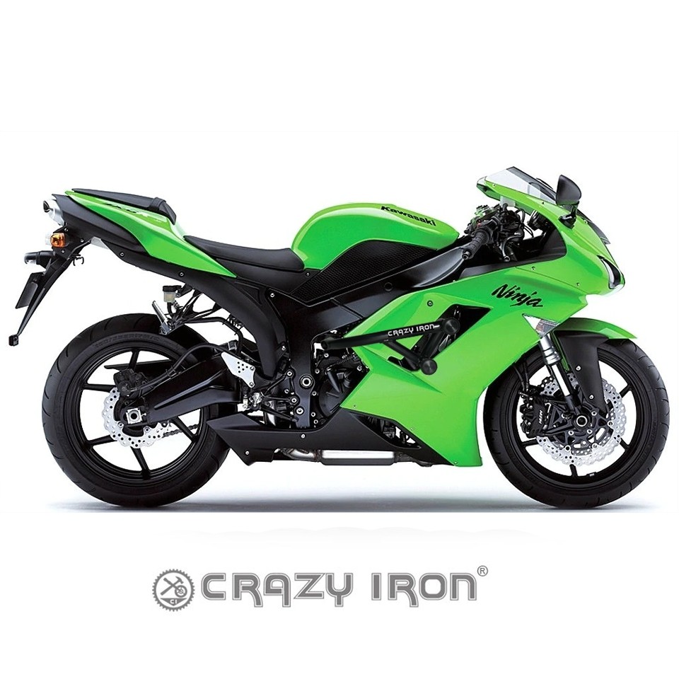 ZX-6R(07-08)用スライダー付エンジンガードで車体をガード｜AxxL