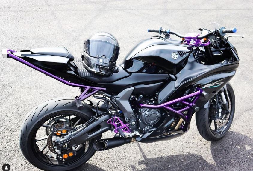 YZF-R7 スタント練習には必須 サブケージ/ウィリーバー｜AxxL