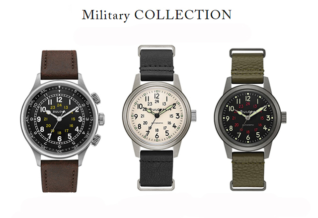 BULOVA 【米軍 A-15 復刻モデル】 ブローバ ミリタリーダブル回転