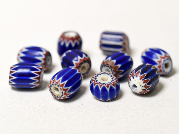 シェブロン玉（ばら） カテゴリ商品一覧｜アンティークビーズ、とんぼ