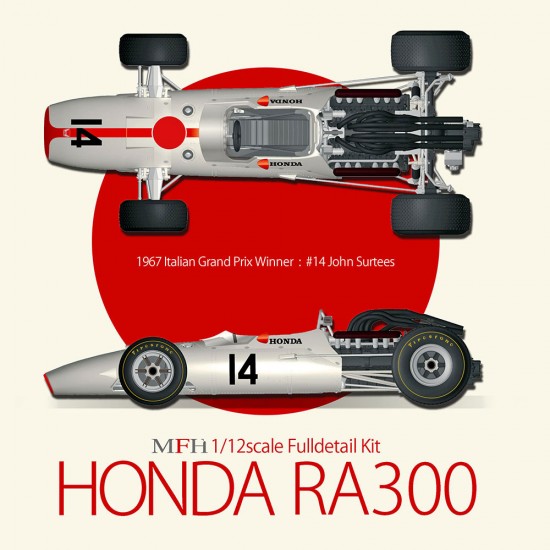 1/12 Honda RA300 1967 Rd.9 Italian GP Winner #14/Rd.10 US GP #3
