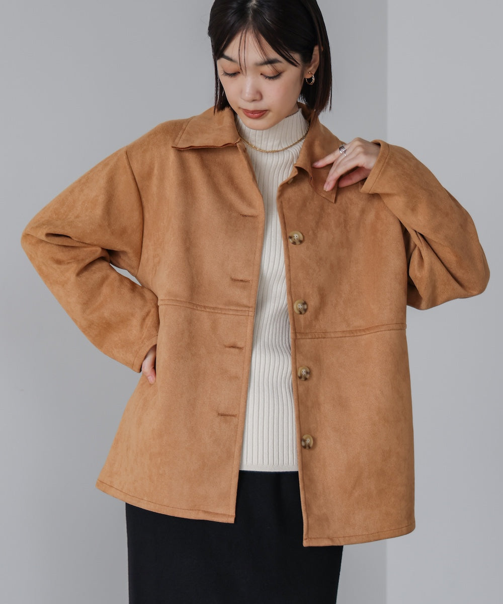 WEB限定】ステンカラースエードジャケット