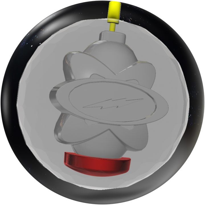 PHYSIX BLACKOUT & STORM ボウリングボール14p4oz PHYSIX BLACKOUT