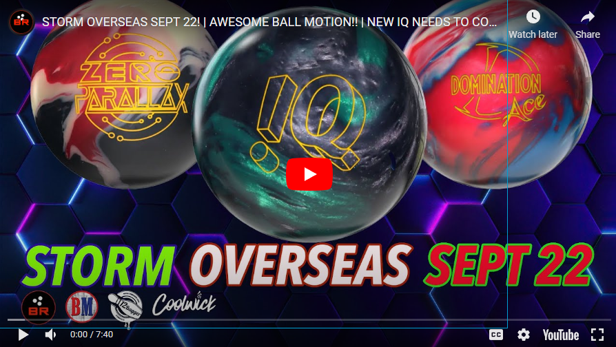 Storm IQ Tour Dark Green Overseas Bowling Ball + FREE SHIPPING at
