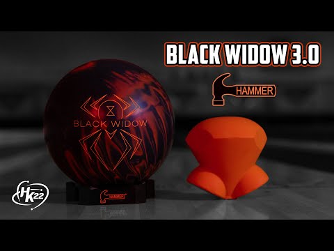 Hammer Black Widow 3.0 Bowling Ball - Black/Orange – Bowlerstore.com