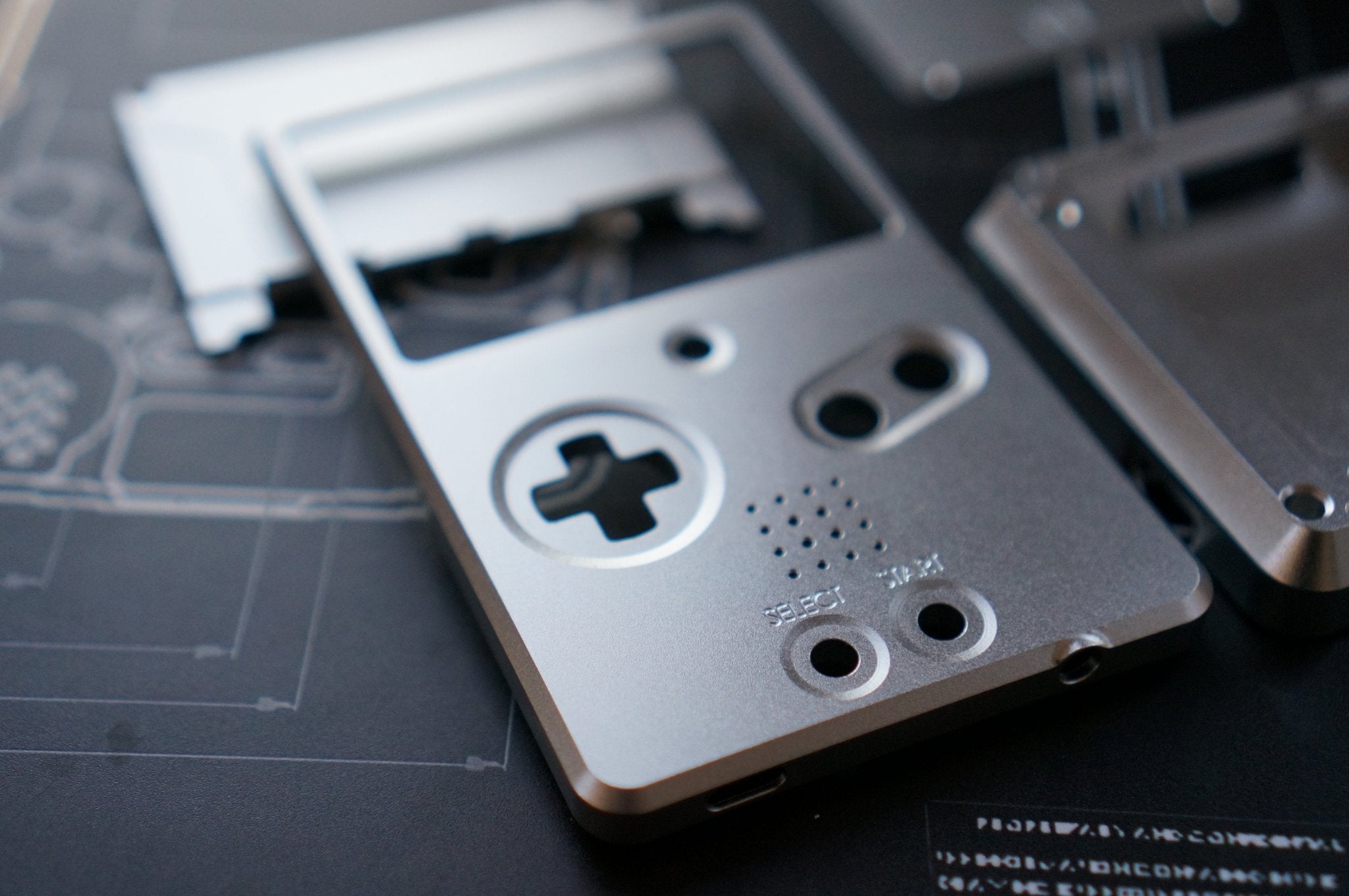 Game Boy Advance SP Unhinged Aluminum Machined Shell - Custom