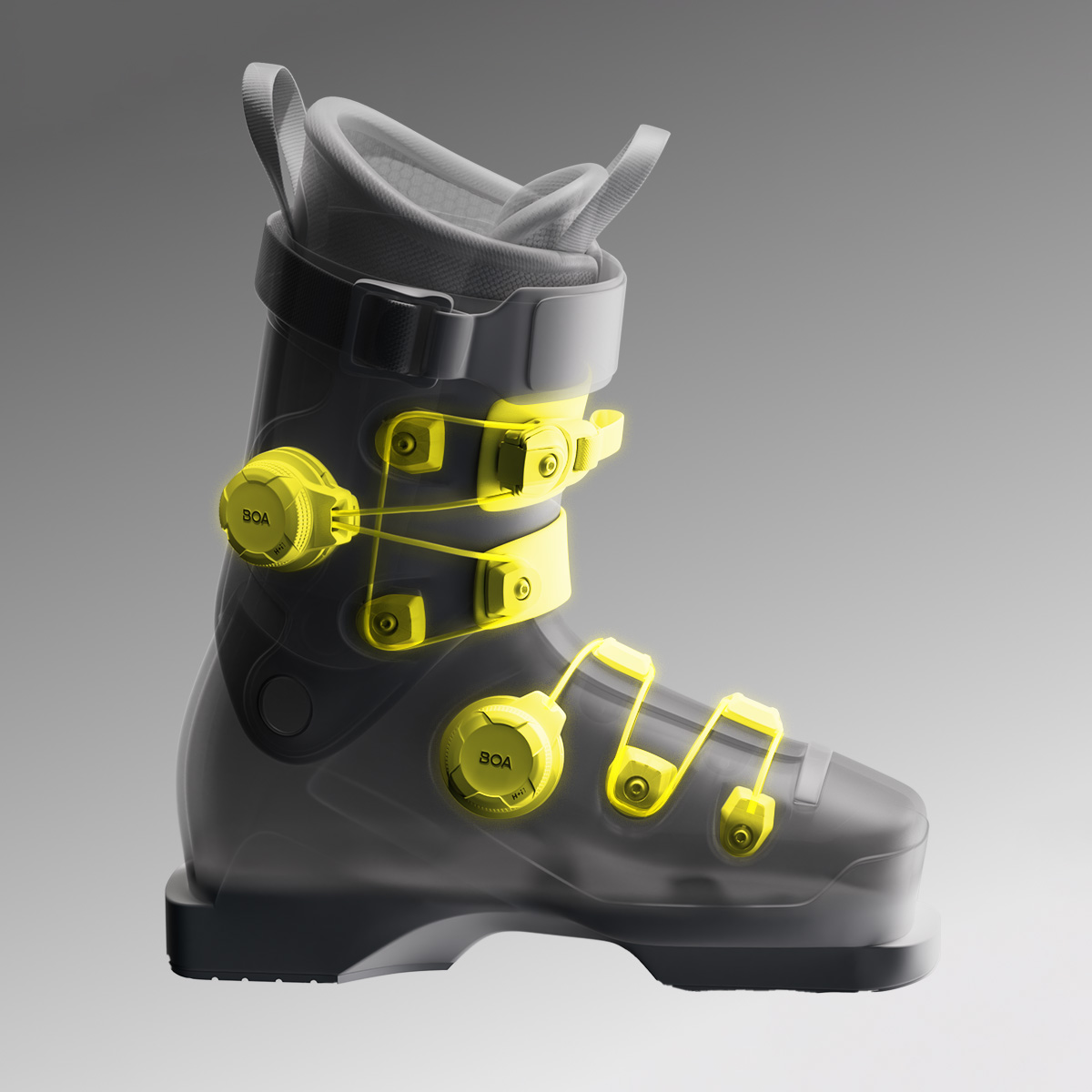 BOA®スキーブーツ Atomic、K2、Salomon