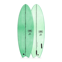 O&E SURFBOARDS Ezi Rider Thruster Foamie. (5'6