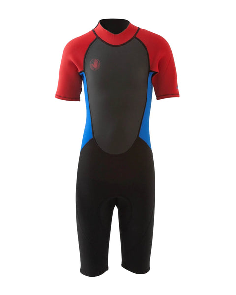 Junior Pro 3 Back Zip Springsuit 2/1mm - Red - Body Glove