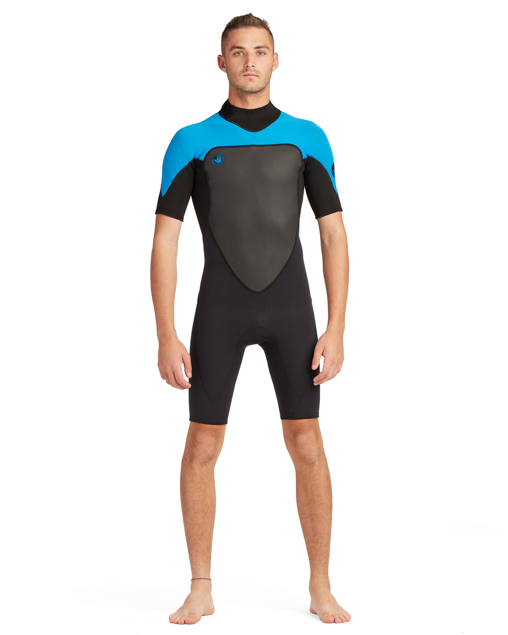 Phoenix 2mm Men's Back-Zip S/S Springsuit - Blue - Body Glove