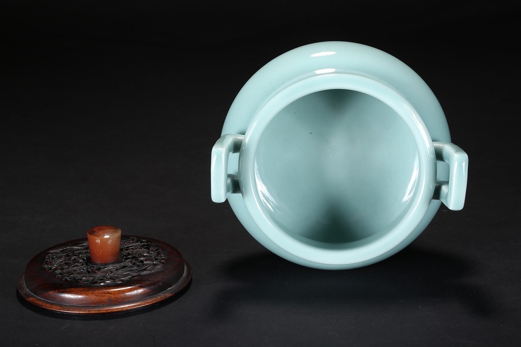 真葛香山 青磁環付香炉 | 雨竹亭オンラインショップ