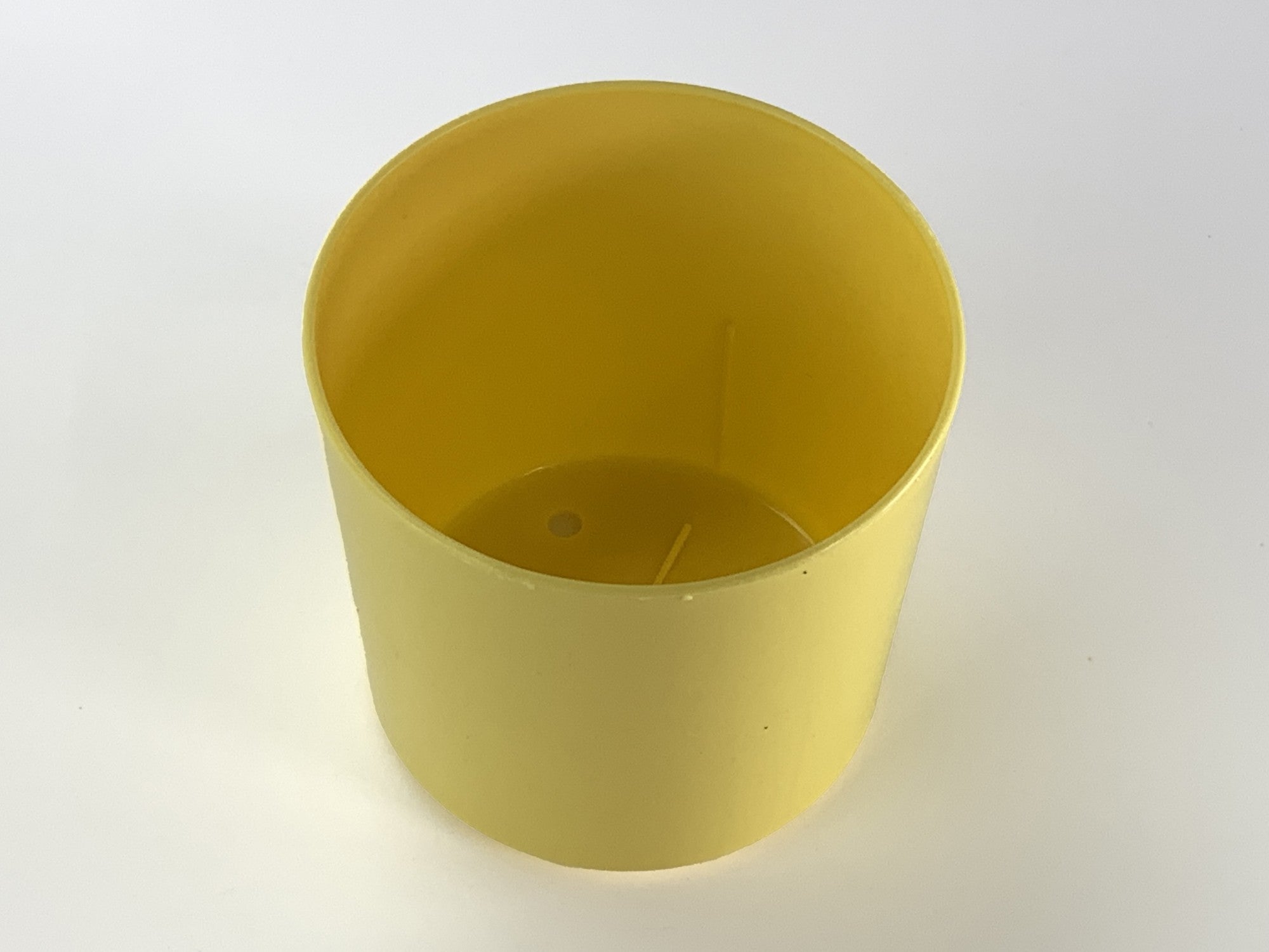 プラ鉢 3号 スタンダード円柱型鉢 イエロー 3Z 幅9.3cm×高さ8.9cm の