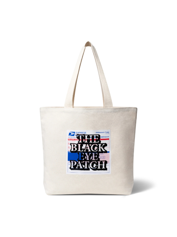 BLACK EYE PATCH PRIORITY LABEL TOTE - BOOMERANG,Lola,Thingsly公式