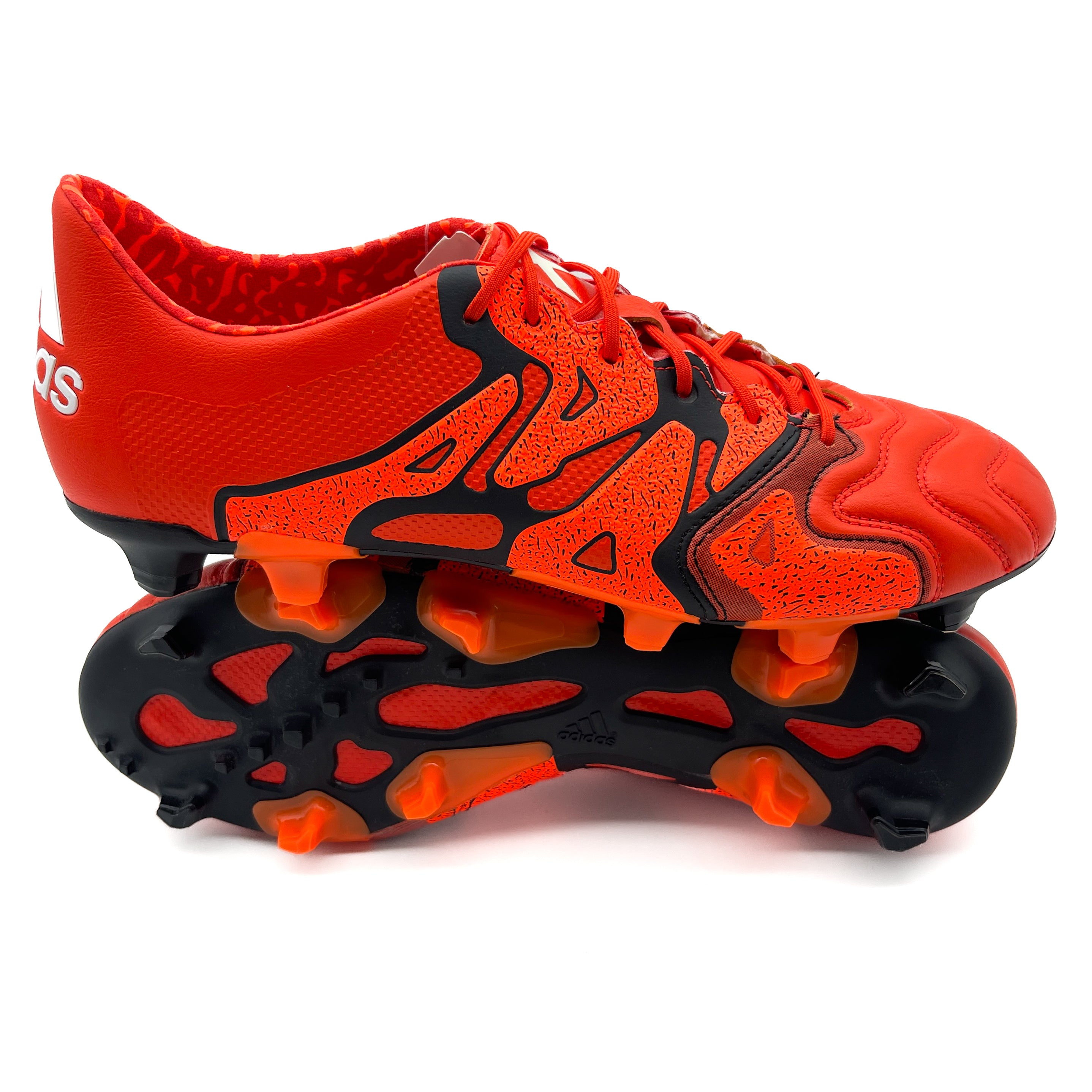 Adidas X 15.1 FG ELITE Leather 'Bold Orange/White/Solar Orange