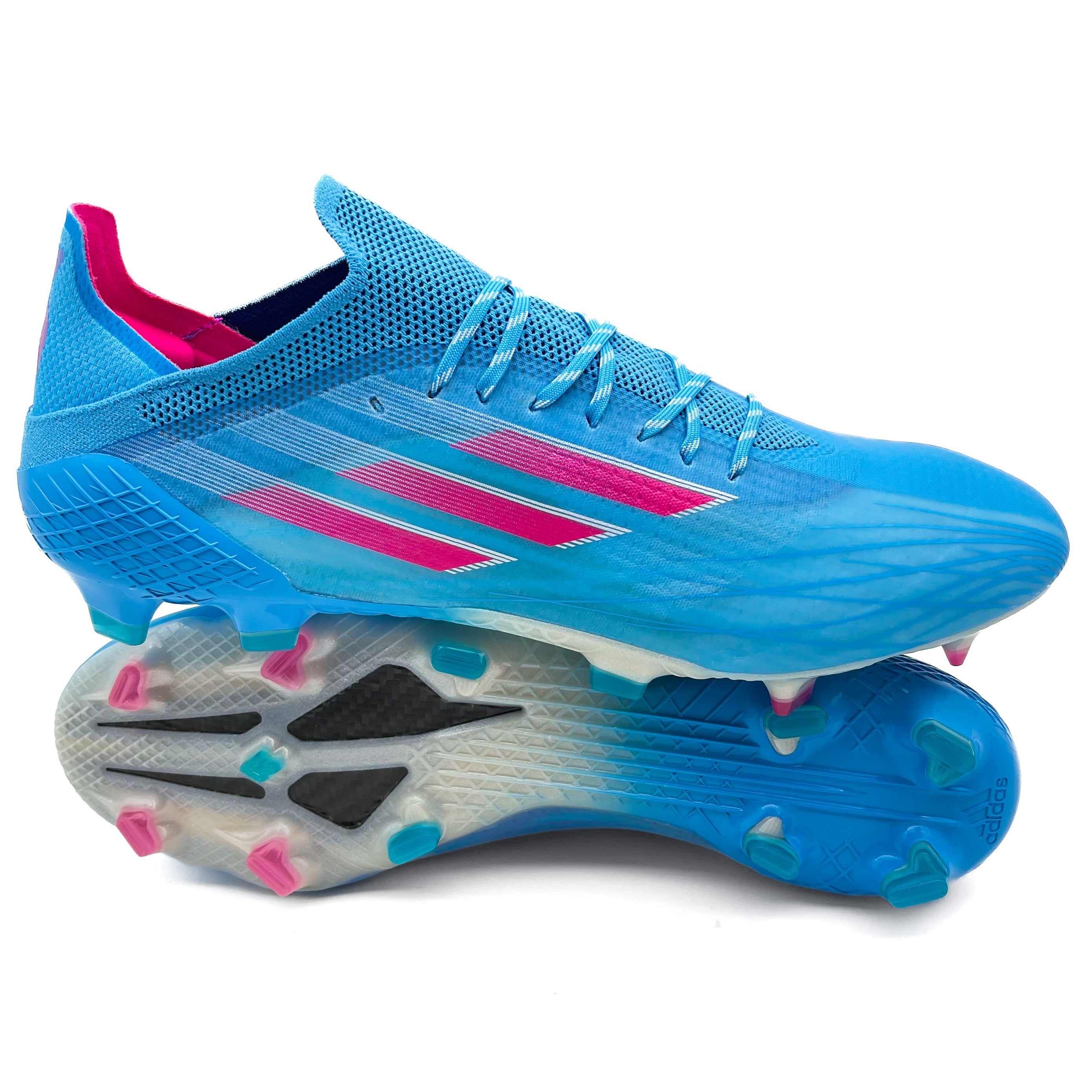 Adidas X Speedflow.1 FG ELITE 'Sapphire Edge - Sky Rush/Shock Pink