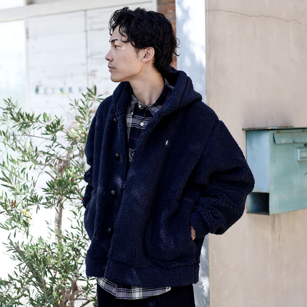 Gymphlex ジムフレックス ボアフーデッドジャケット｜BORN FREE ONLINE