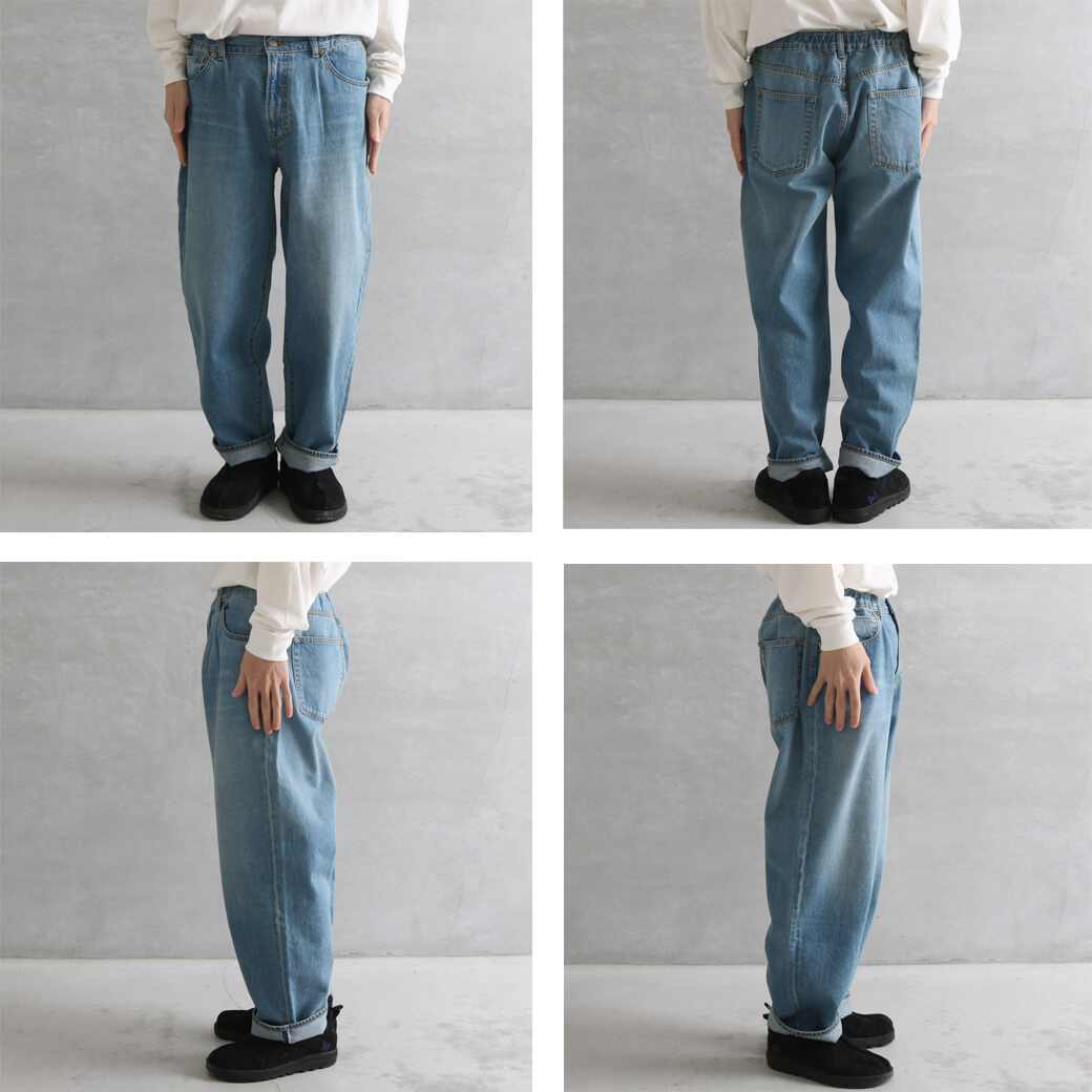 HARVESTY ハーベスティ ビッグデニム ユーズドブルー｜BORN FREE