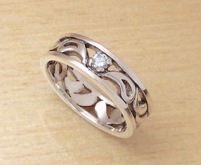 ダイヤモンドシルバーリング[New world]｜Born to Groove