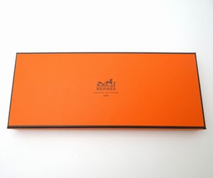 HERMES エルメス カレ45 ボルデュック リボン スカーフ シルク100