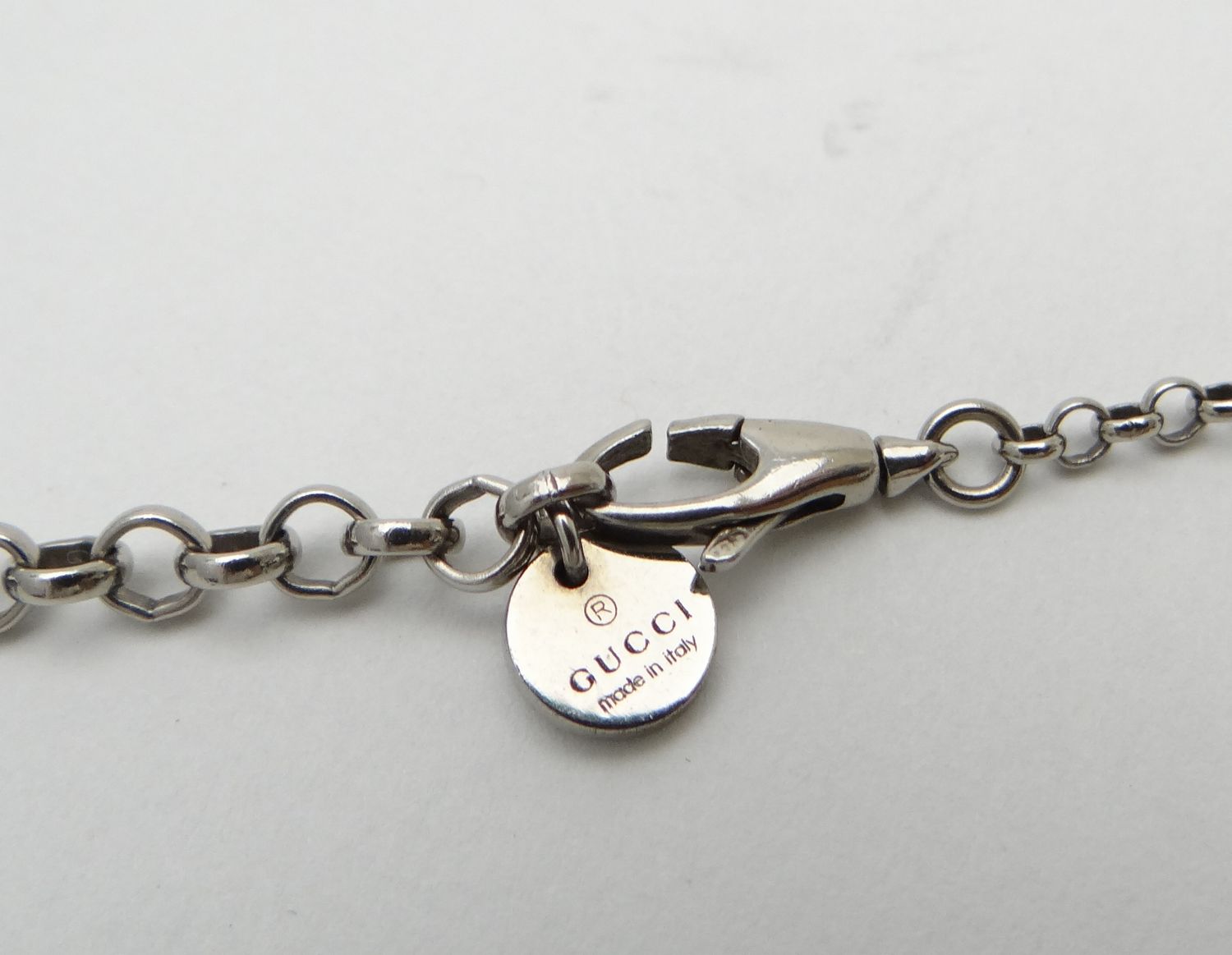 GUCCI グッチ インターロッキングG ペンダント ネックレス SV925