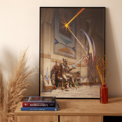 Official collectible poster Moebius Starwatcher - Angel (50x70cm)