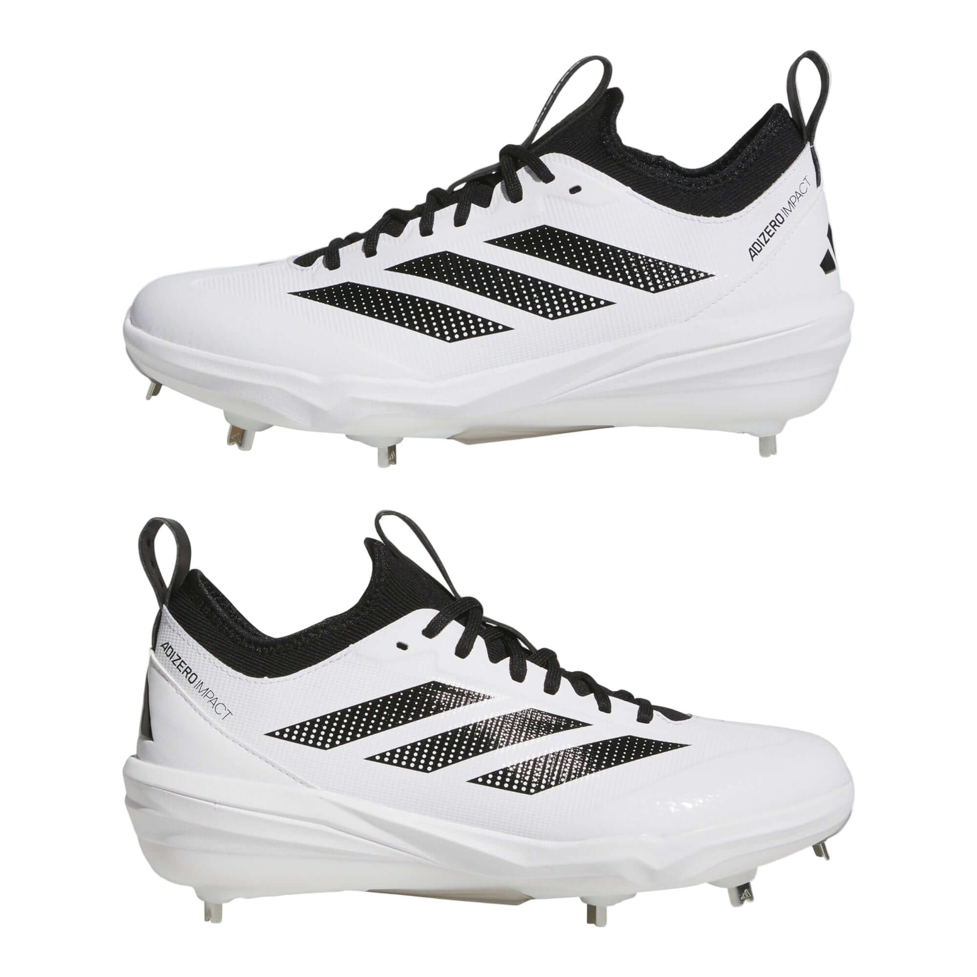 Adidas Adizero Impact 2.0 Baseball Cleats - White