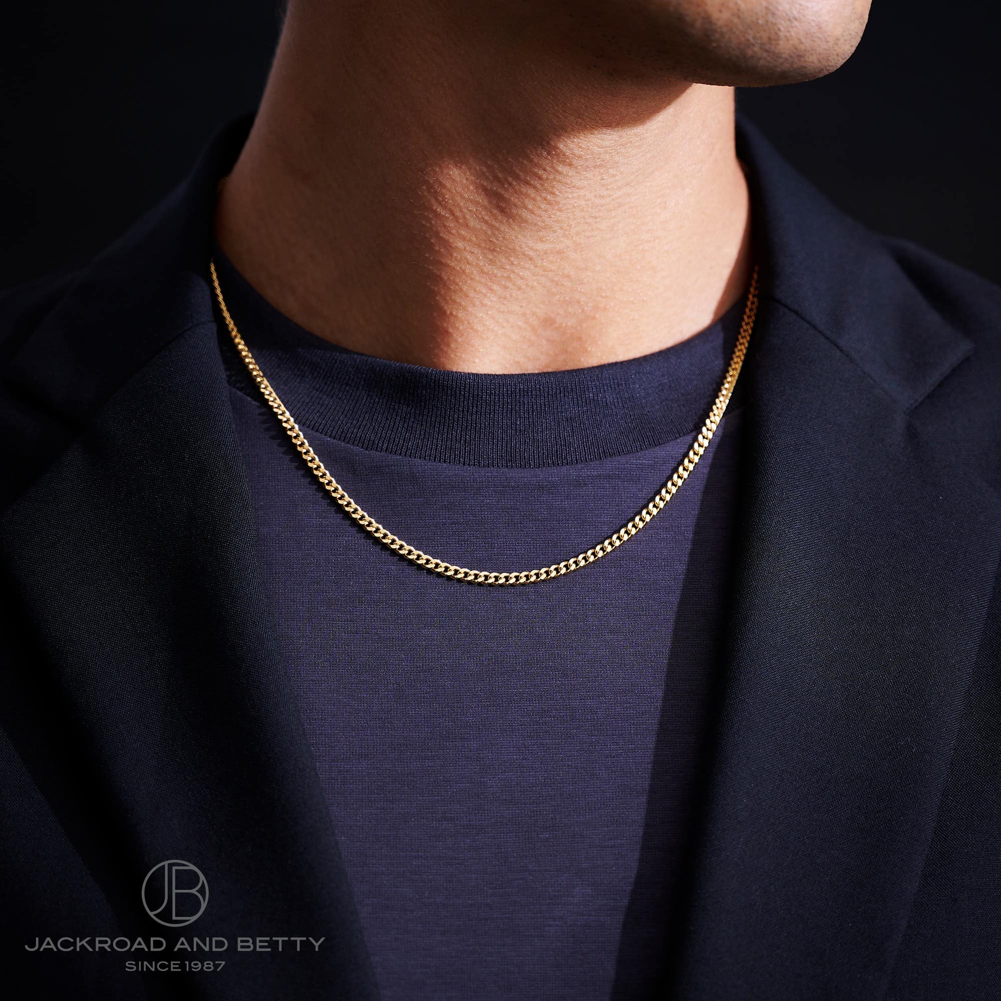 K18 2面 シングル 20g 50cm ネックレス 造幣局刻印有り[] necklace