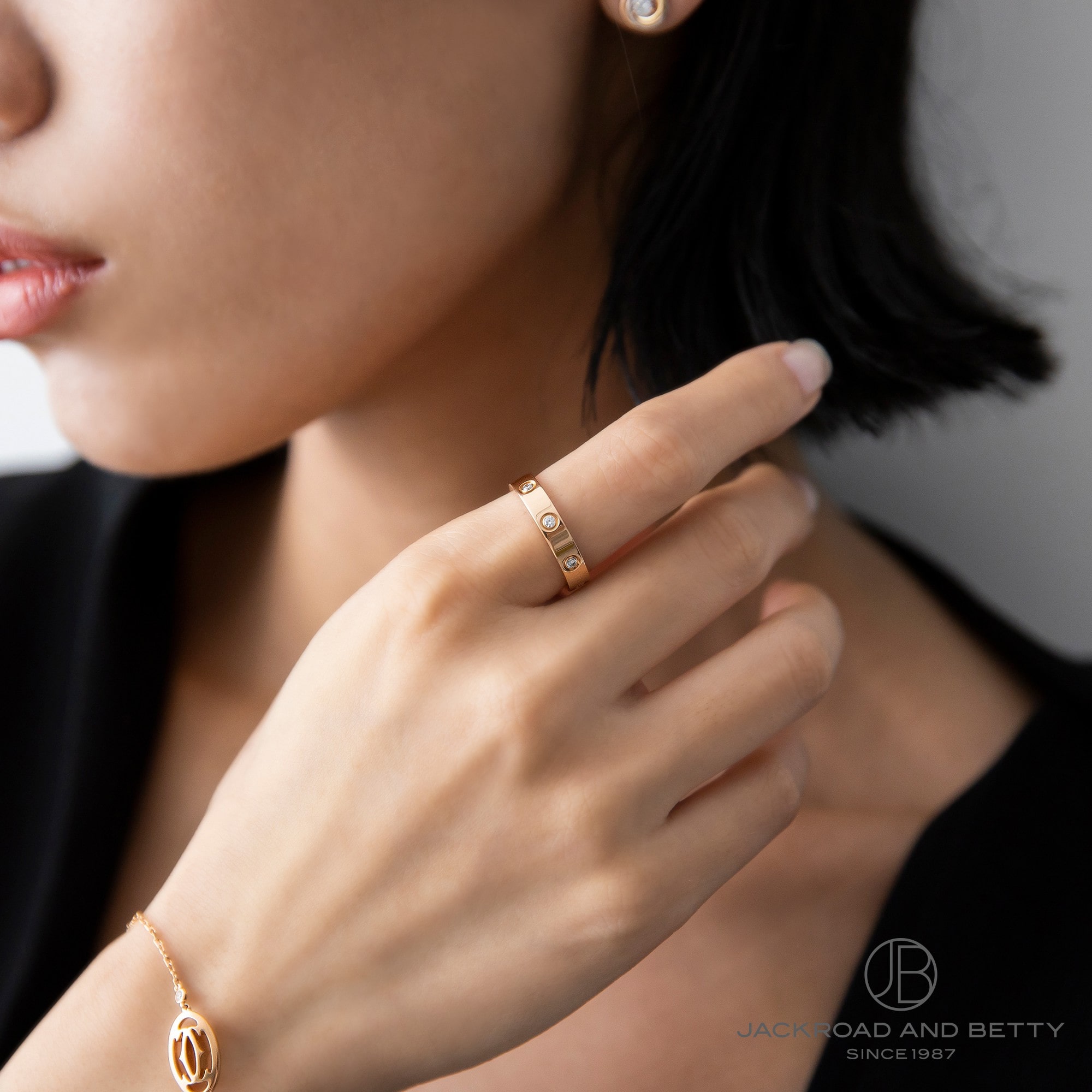 ラブリング 8Pダイヤ[B4050861] Love Ring | カルティエ 新品 ジュエリー