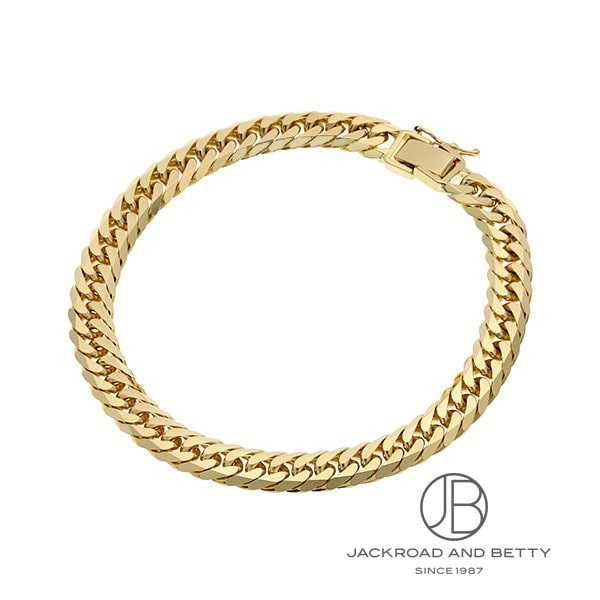 K18 6面 ダブル 30g 20cm ブレスレット 造幣局刻印有り[] bracelet