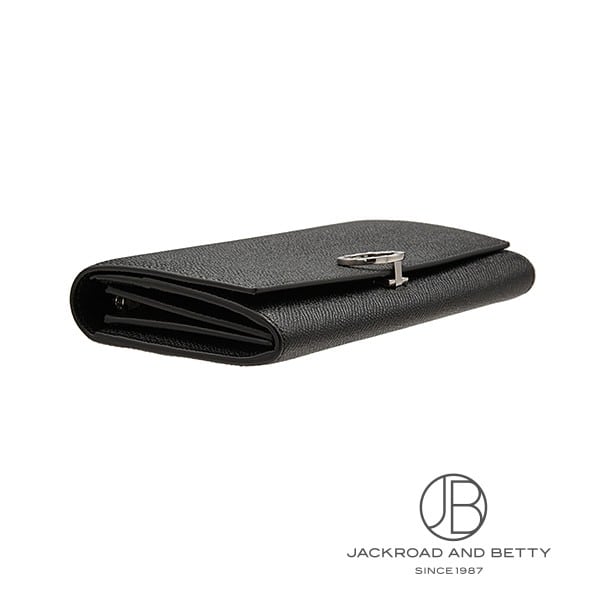 ブルガリ クリップ ラージ ウォレット ブラック 黒[289378] BVLGARI