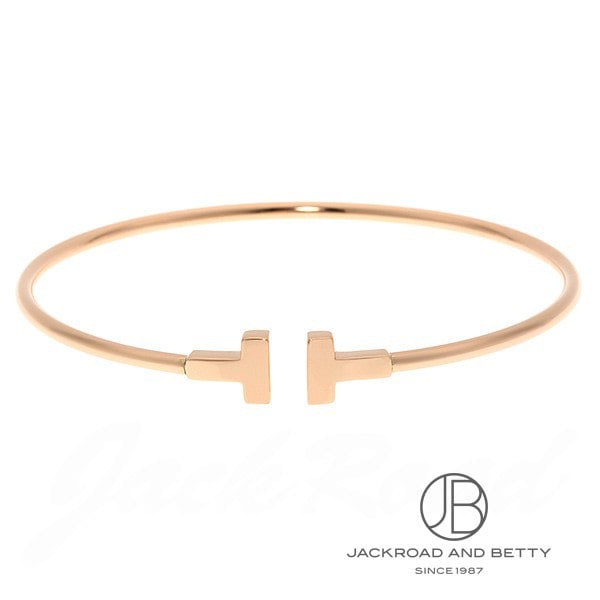 Tナロー ワイヤー ブレスレット スモール[60010774] T Narrow Wire