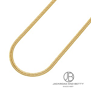 K18 6面 ダブル 10g 50cm ネックレス 造幣局刻印有り[] necklace