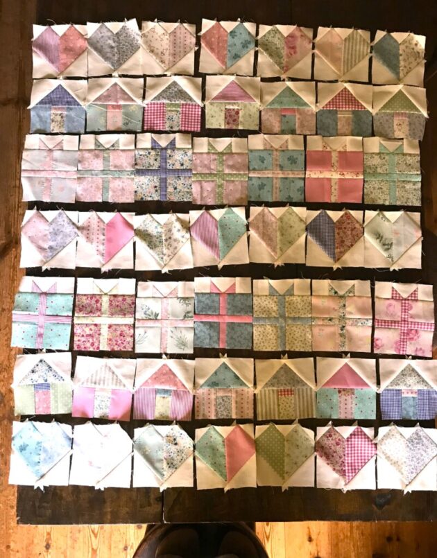 プレゼントのベビーキルト／3つのパターンを楽しく作る！カラフルで