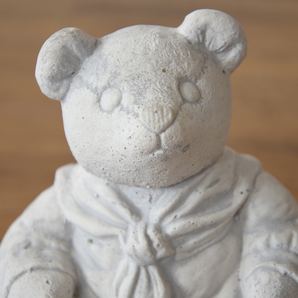 イタリア製 ガーデンオブジェ(置物) テディーベアー お父さん | ロココ