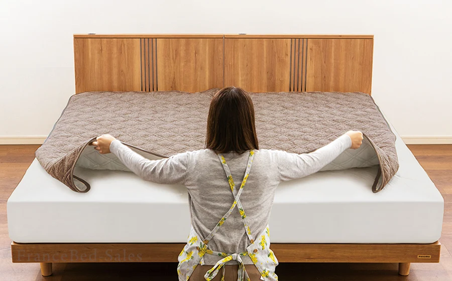 フランスベッド らくピタベッドパッド - 羽毛布団・寝装品