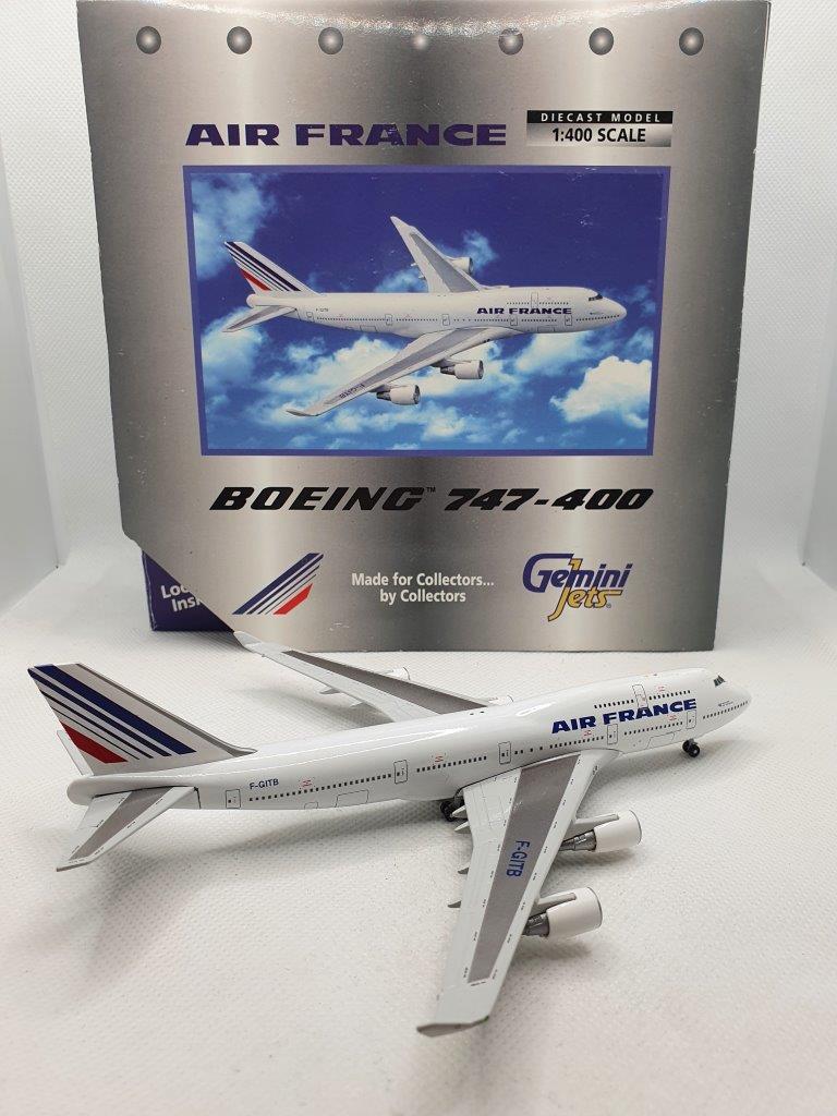 Gemini Jets 1:400 Air France F-GITB Boeing 747-400 - Bedfordshire