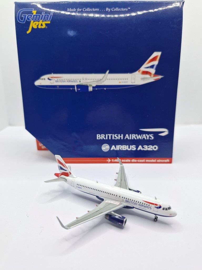 Gemini Jets 1:400 British Airways G-EUYV Airbus A320-200 SL