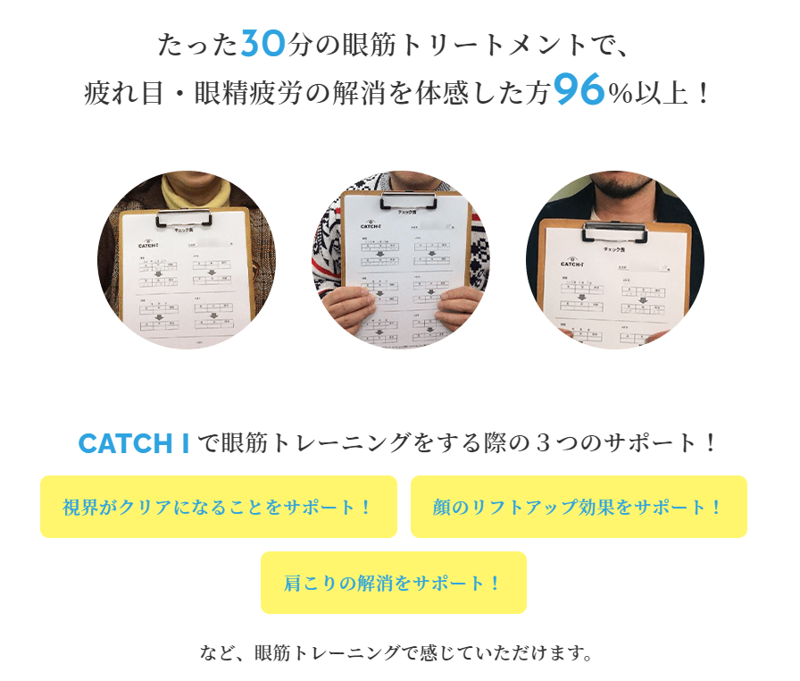 CATCH -I（キャッチアイ）レビュー】使い方とその効果！眼精疲労に