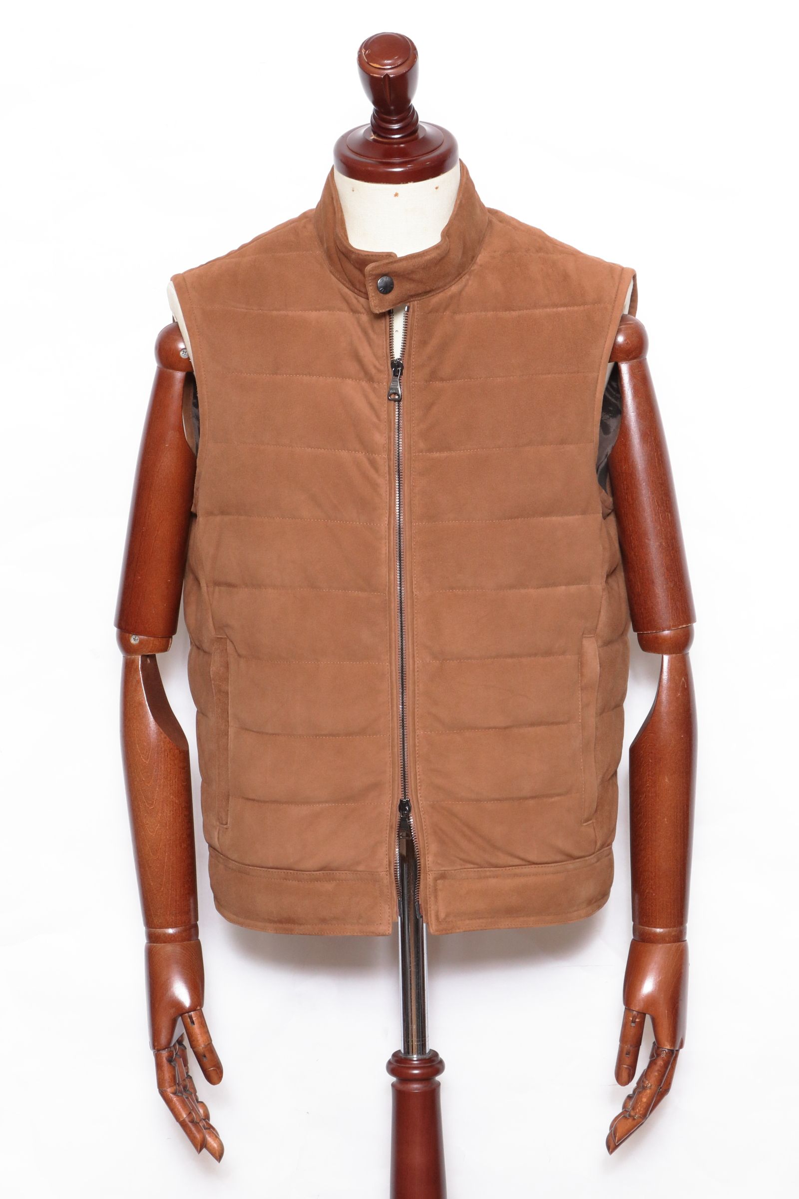 EMMETI - JURI D.VEST ゴートスキンスエード シングル ダブルジップ