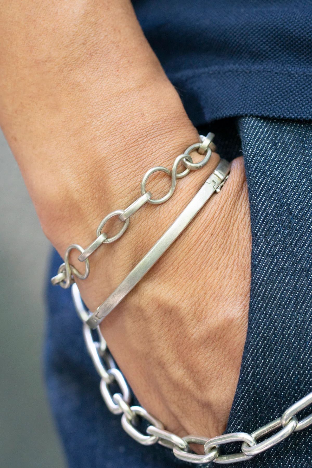 THE SOLE - VENTO シルバーチェーン ブレスレット / シルバー | BEKKU