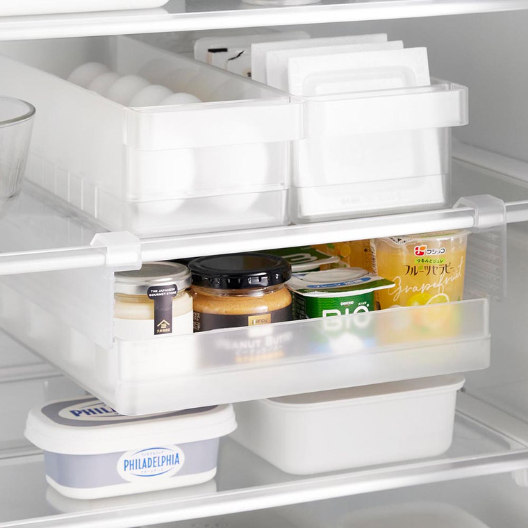 冷蔵庫中棚下高さ調節ラック タワー L 山崎実業 tower 10110 10111