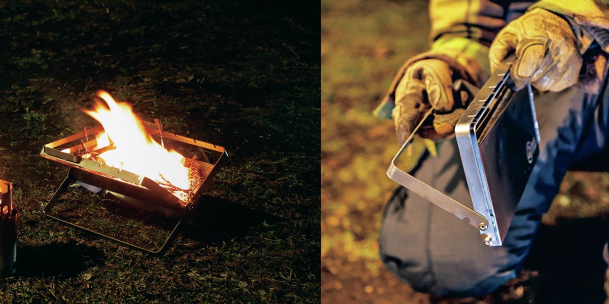 テンマクデザイン「男前ファイアグリル」は超軽量でコンパクト！達人の